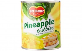Del Monte Pineapple Tidbits   Tin  836 grams